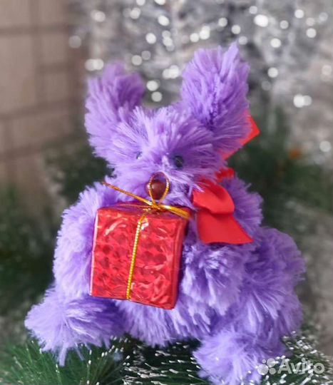 Мягкая игрушка заяц