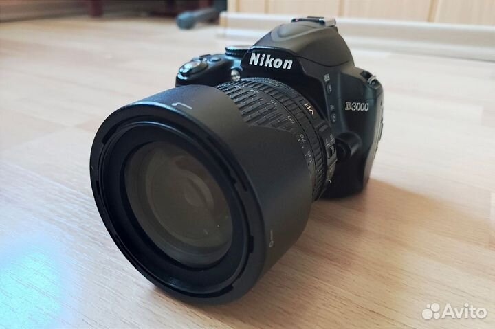 Зеркальный фотоаппарат nikon d3000 объектив 18-105