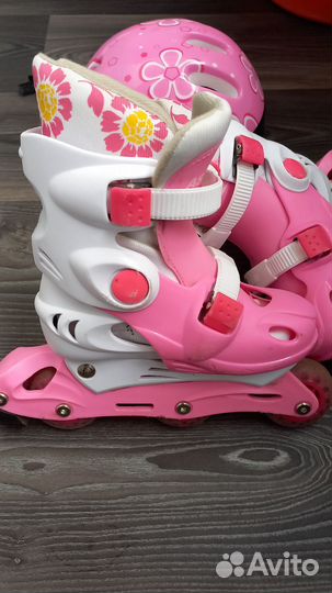 Коньки роликовые (ролики) размер 30-33