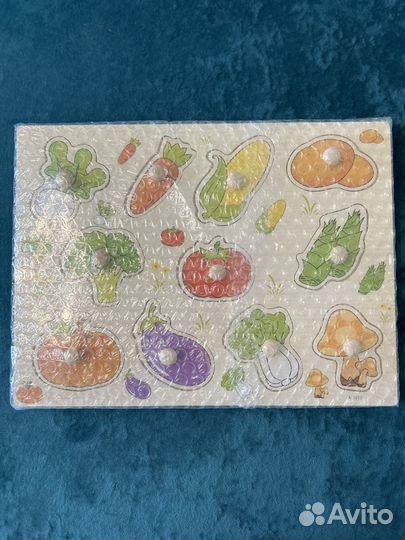 Деревянные вкладыши (пазлы) новые