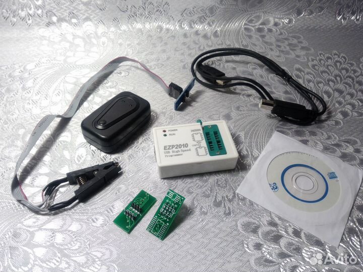Программатор EZP2010 или зажим soic8 SOP8 или оба