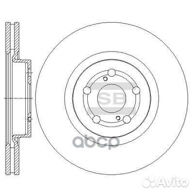 Диск тормозной SD4045 SD4045 Sangsin brake