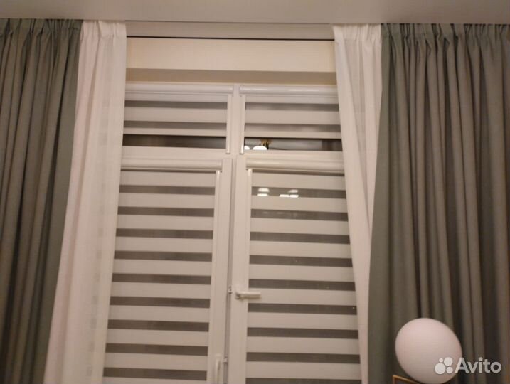 Рулонные шторы день ночь