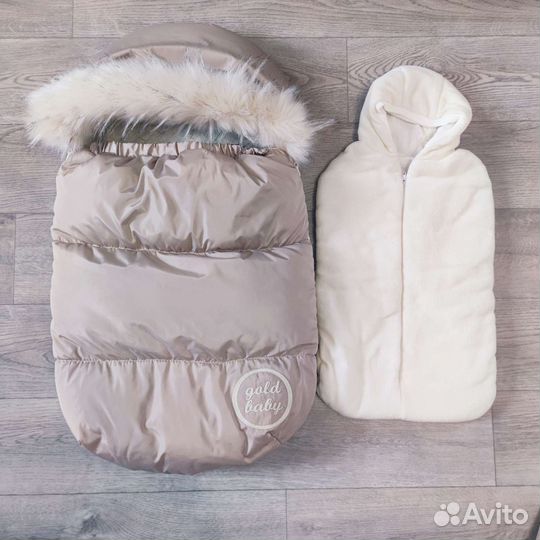 Конверт на выписку зимний овчина