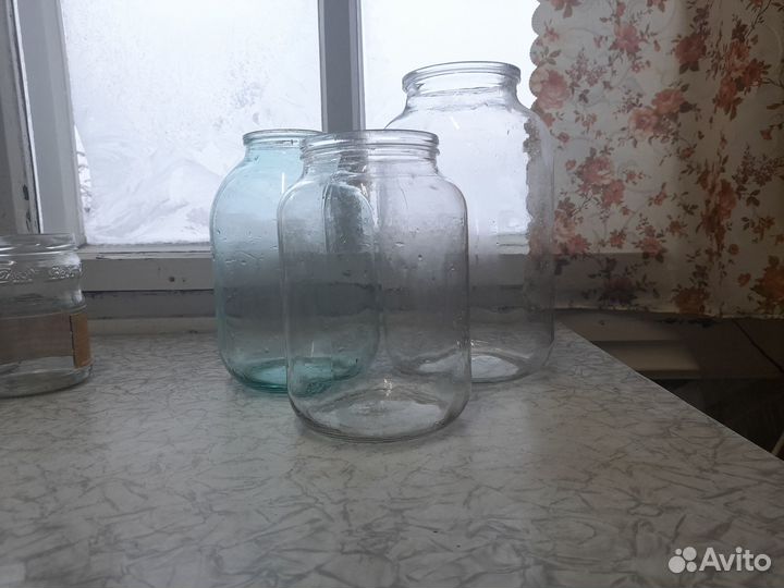 Банки стеклянные (разные)