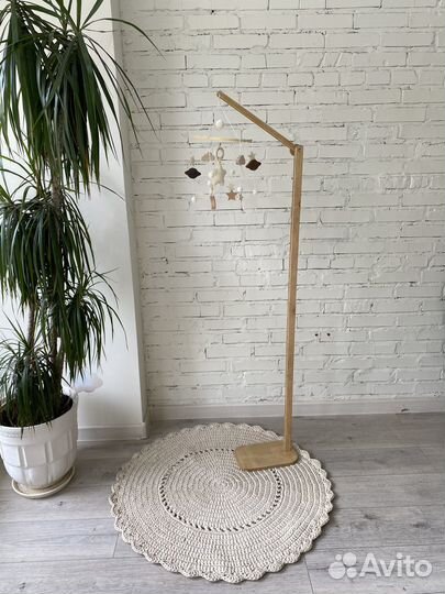 Ножка для мобиль деревянный кронштейн напольный