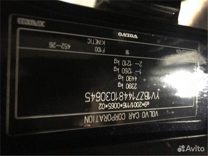 Разбор на запчасти Volvo XC70