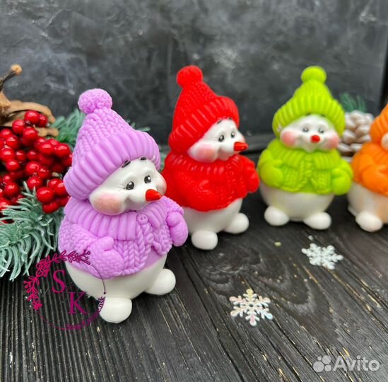 Снеговик из мыла