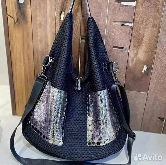 Сумка женская большая чёрная