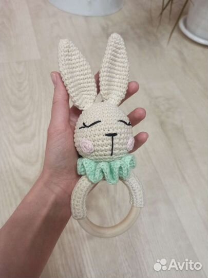 Погремушка-грызунок ручной работы