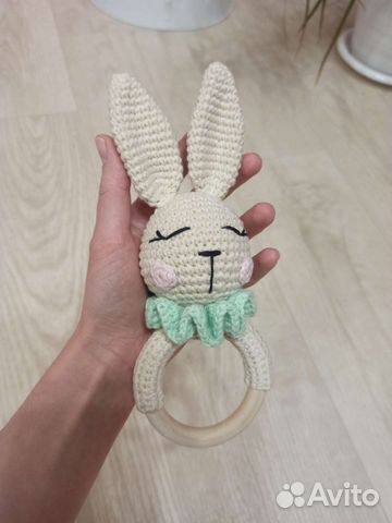 Погремушка-грызунок ручной работы