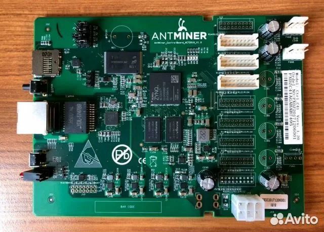 Контрольная плата и хеш плата asic s9