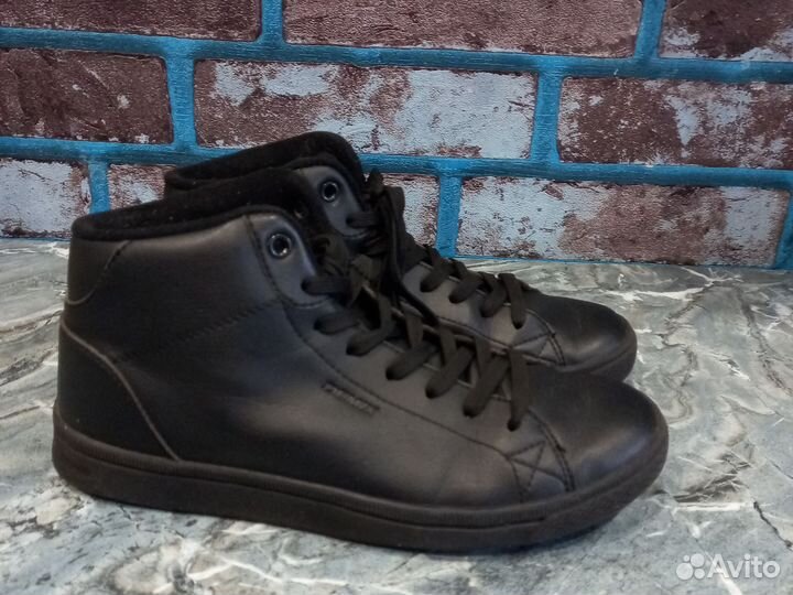 Кеды черные полуботинки Demix