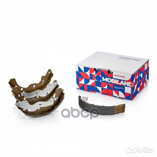 Колодки тормозные барабанные (4 шт.) для а/м SU