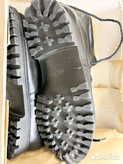 Берцы натуральная кожа