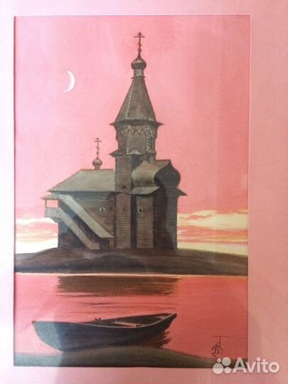 Акварель В.Г Лукьянца