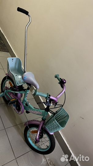 Детский велосипед бу с родительской ручкой