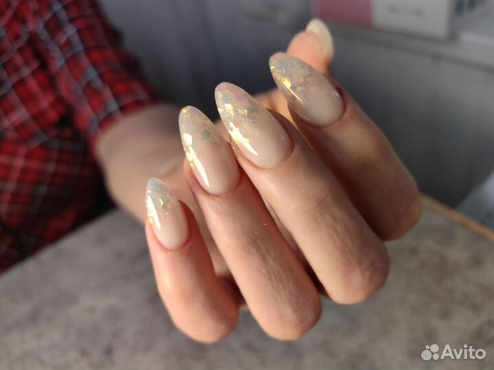 Маникюр, shellac, наращивание ногтей гелем