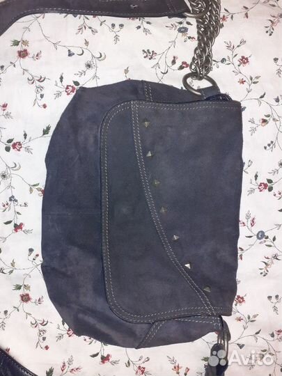 Сумка фирменная mexx женская. замша