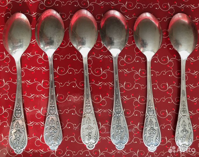 Ложки чайные мельхиоровые СССР