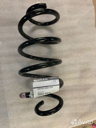 Пружина задняя D10 Nissan 5502000Q1D