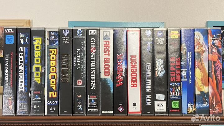Видеокассеты VHS Фильмы 80-90-х