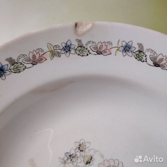 Блюдо тарелка большая зик Конаково СССР