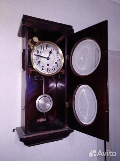 Большие старые настенные Часы Mauthe. 1920е годы