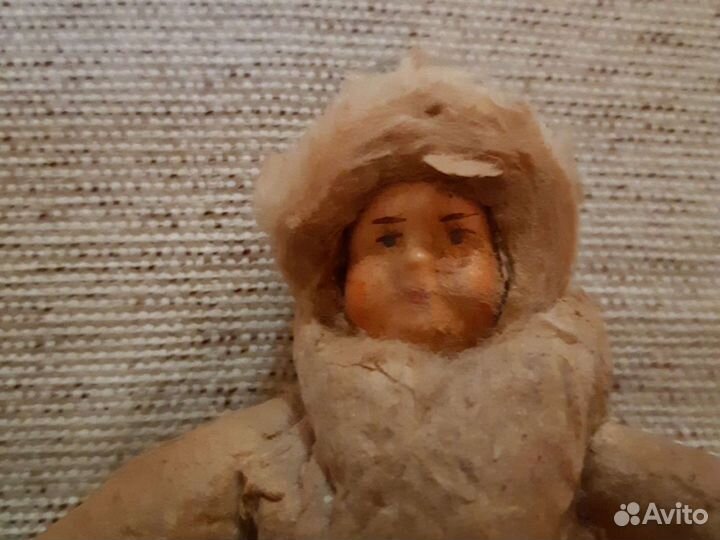 Ватная елочная игрушка СССР