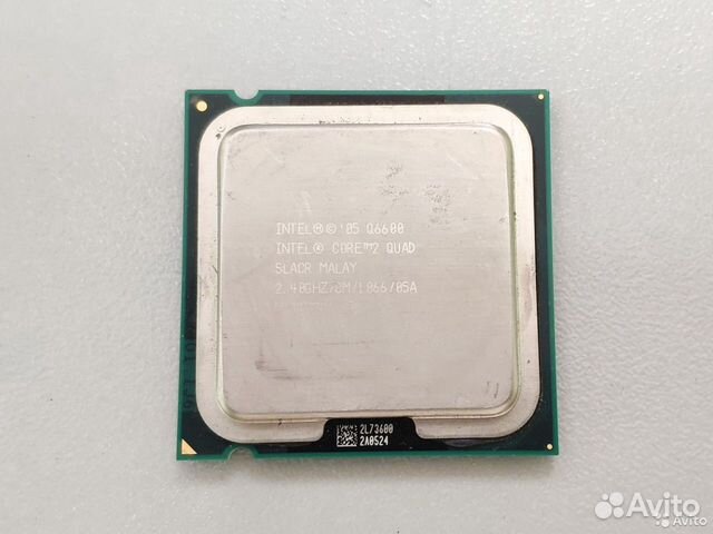 Процессор Intel core 2 Quad Q6600 s775