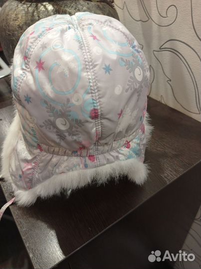 Шапка ушанка зимняя детская 4-8 лет