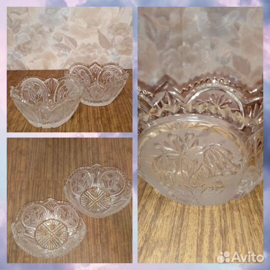 Хрусталь СССР салатники