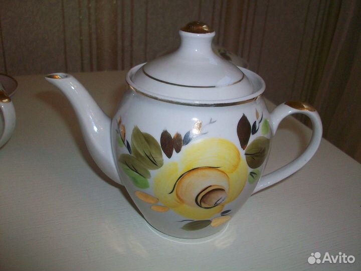 Чайный сервиз ручная роспись Полонне СССР