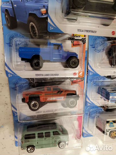 Хот вилс Hot Wheels Ford Bronco, Toyota, Tesla нов