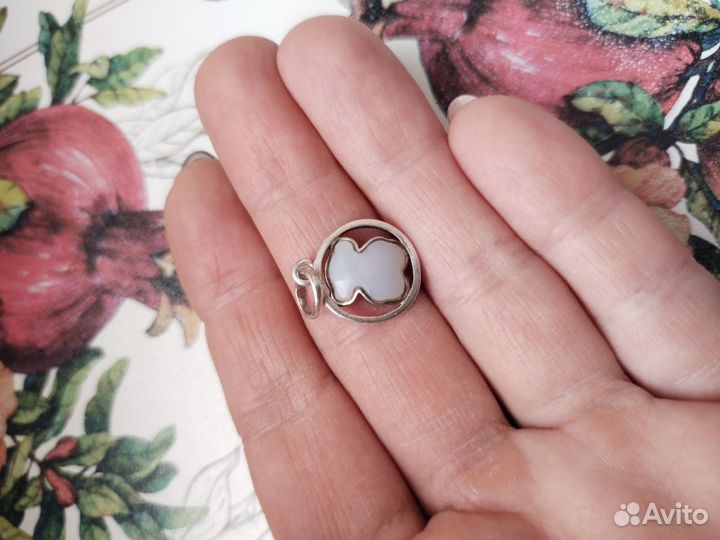 Подвеска кулон tous с халцедоном рпп