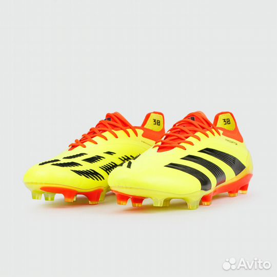 Бутсы Adidas Predator Elite FG Yellow Orange