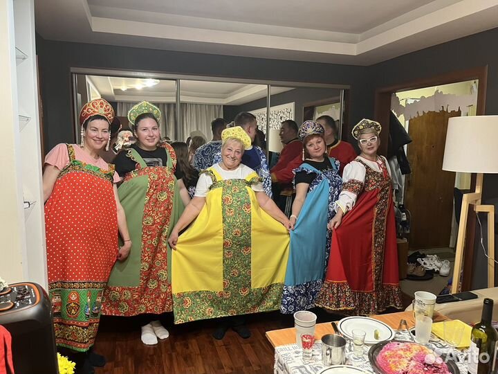 Русский народная рубашка косоворотка на прокат