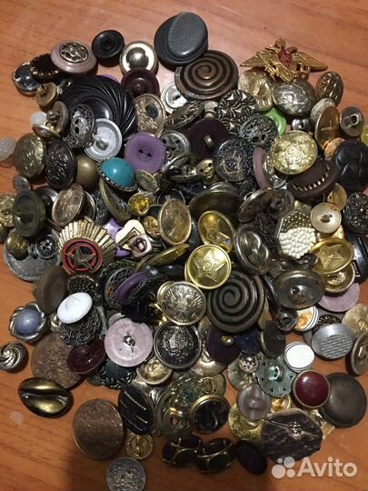 Пуговицы старинные
