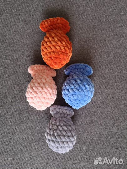 Вязаные игрушки для животных