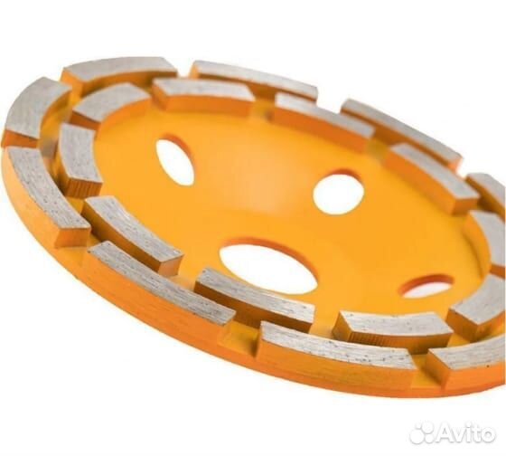 Чашка алмазная болгарки-ушм зачистная двухрядная
