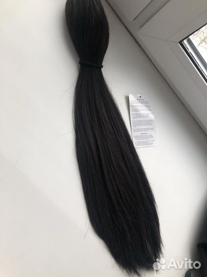 Хвост шиньон на крабе