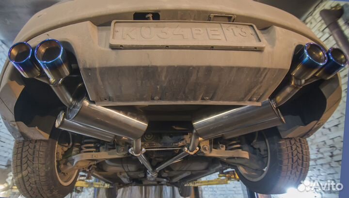 Ремонт тюнинг выхлоп гофры катализатор глушитель