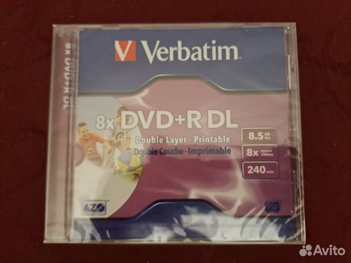 Диски DVD+R DL Verbatin