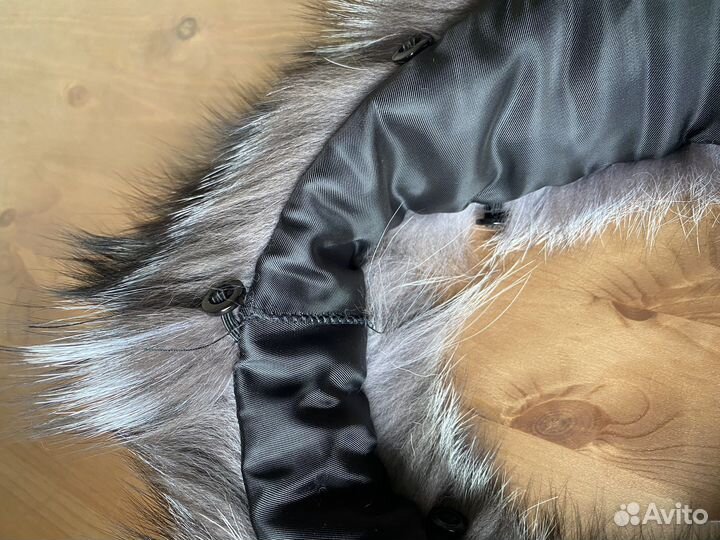 Мех для капюшона из чернобурки