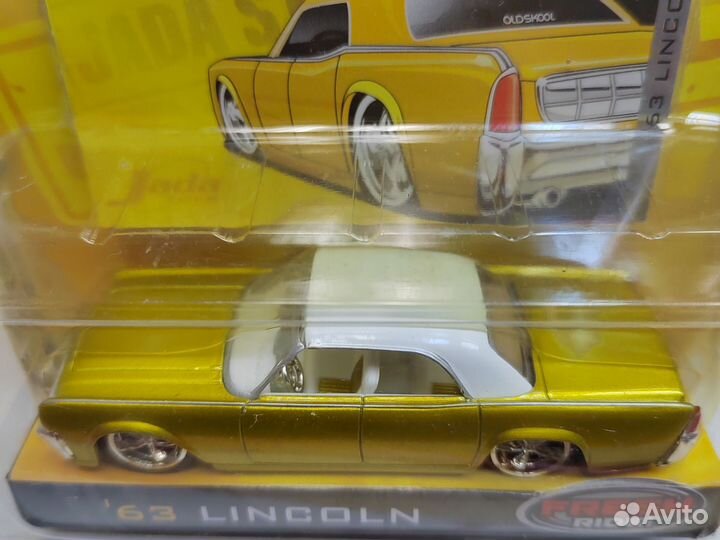 2005 Jada Toys Dub City Oldskool 63 Lincoln золот