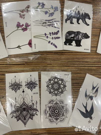 Переводные временные тату