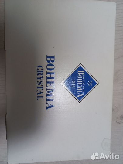 Хрустальные бокалы bohemia jihlava 6 шт