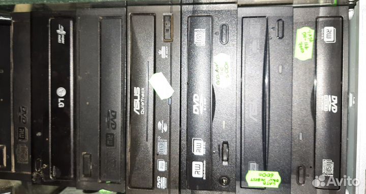 Приводы dvdrw dvdrom SATA IDE для компьютера много