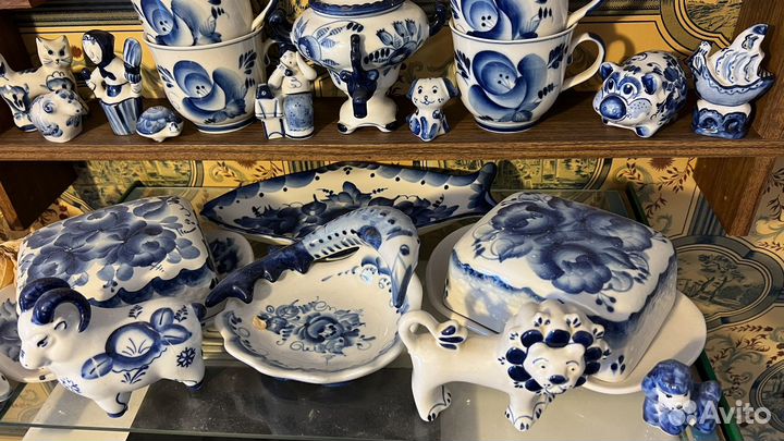 Фарфоровая посуда Гжель