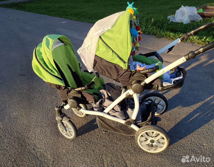 Коляска для двойни 2 в 1